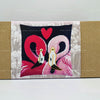 Needlepoint Pillow Kit "Two Flamingos"