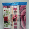 Cross Stitch Pillow Kit "Rose Swirl"