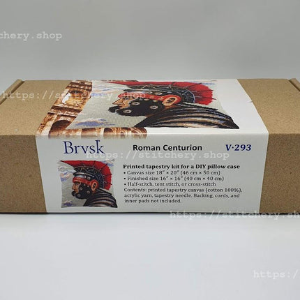 Needlepoint Pillow Kit "Roman Centurion"