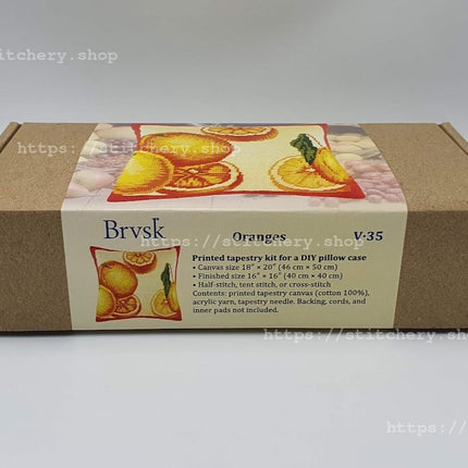 Needlepoint Pillow Kit "Oranges"