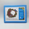 DIY Beaded Door Wreath Kit "Bullfinches" Embroidery on wood, Home decoration