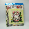 Cross Stitch Pillow Kit "Funny Mouse"