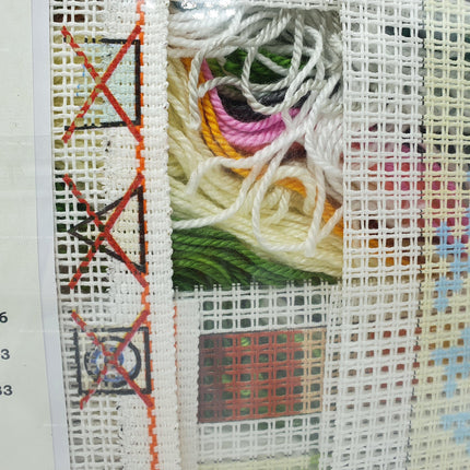 Cross Stitch Pillow Kit "Funny Mouse"