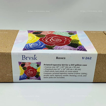 Needlepoint Pillow Kit "Roses"