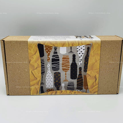 Needlepoint Pillow Kit "Bottles"