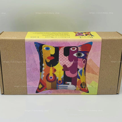 Needlepoint Pillow Kit "Women and Hands"