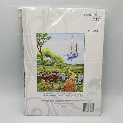 Counted Cross Stitch Kit "Road to the sea"