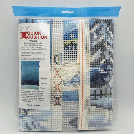 Cross Stitch Pillow Kit "Winter"