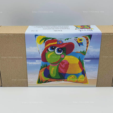 Needlepoint Pillow Kit "Turtle"