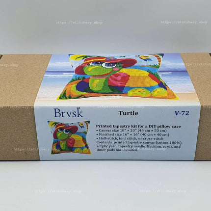 Needlepoint Pillow Kit "Turtle"
