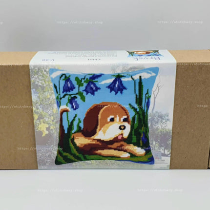Needlepoint Pillow Kit "Puppy"