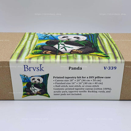 Needlepoint Pillow Kit "Panda"