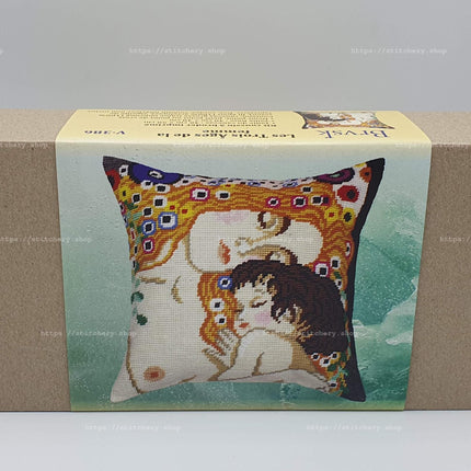Needlepoint Pillow Kit "The Three Ages of Woman"