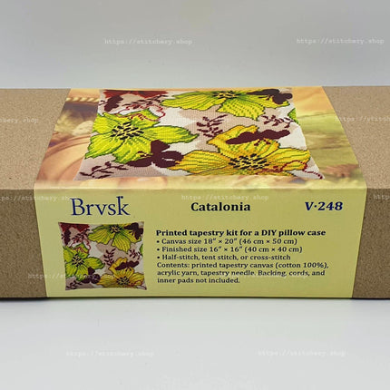 Needlepoint Pillow Kit "Catalonia"