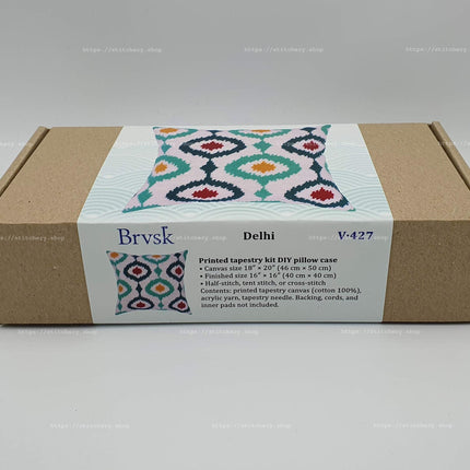 Needlepoint Pillow Kit "Delhi"