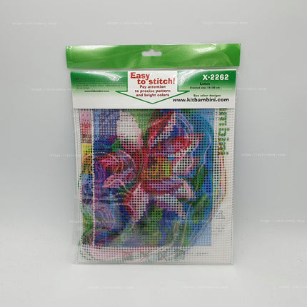 DIY Needlepoint Kit "Lotus" 5.9"x7.9"