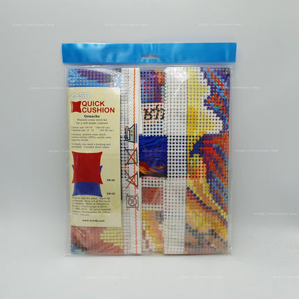 Cross Stitch Pillow Kit "Gouache"