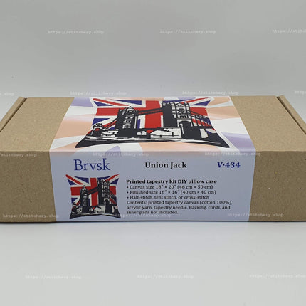 Needlepoint Pillow Kit "Union Jack "