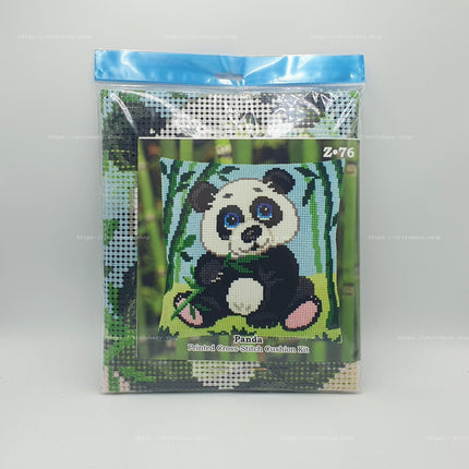 Cross Stitch Pillow Kit "Panda"