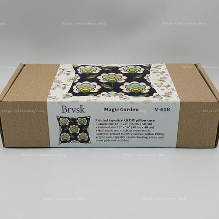 Needlepoint Pillow Kit "Magic Garden"
