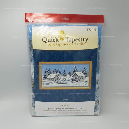 DIY Needlepoint Kit "Winter landscape" 15.0"x30.3"