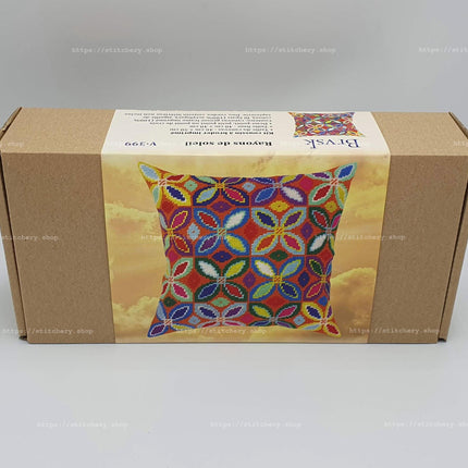 Needlepoint Pillow Kit "Sunbeams"