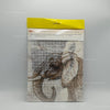 DIY Cross Stitch Kit "Elephant" with Printed Tapestry Canvas