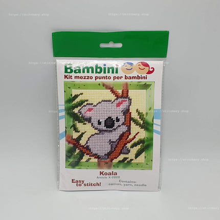DIY Needlepoint Kit "Koala" 5.9"x5.9"
