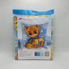 Cross Stitch Pillow Kit "Kitten in the Winter"