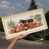 Counted Cross Stitch Kit "Funny company"