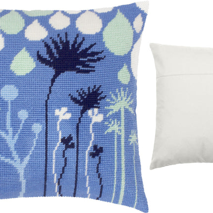 Needlepoint Pillow Kit "Purple Reverie"
