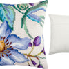 Cross Stitch Pillow Kit "Clematis"