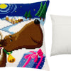Cross Stitch Pillow Kit "Christmas guest"