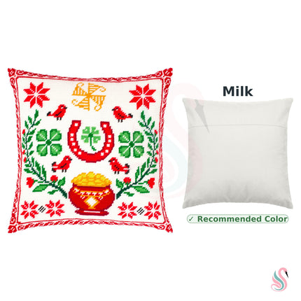 Needlepoint Pillow Kit "Talisman for Wealth and Good Luck"