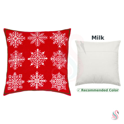Needlepoint Pillow Kit "snowflakes"