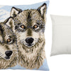 Needlepoint Pillow Kit "Wolves"