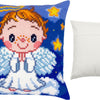 Cross Stitch Pillow Kit "Angel Boy"