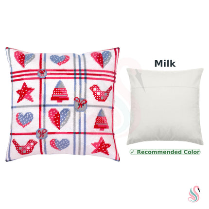 Needlepoint Pillow Kit "Christmas Collage"