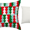 Needlepoint Pillow Kit "Christmas Trees Pattern"