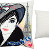 Needlepoint Pillow Kit "Parisian"