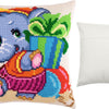 Cross Stitch Pillow Kit "Little Elephant"