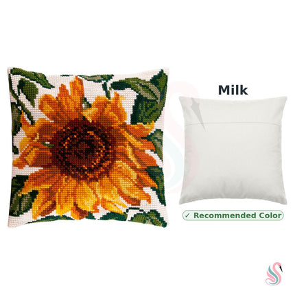 Cross Stitch Pillow Kit "Sunflower"