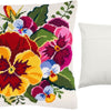 Needlepoint Pillow Kit "Violas"
