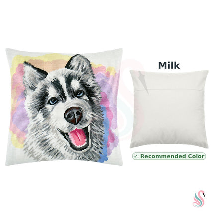 Needlepoint Pillow Kit "Husky"