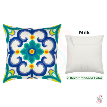 Needlepoint Pillow Kit "Portuguese ornament"