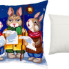 Needlepoint Pillow Kit "Hares’ Carols"