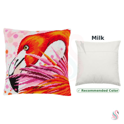 Needlepoint Pillow Kit "Flamingo"