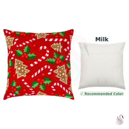 Needlepoint Pillow Kit "A fabulous Christmas"