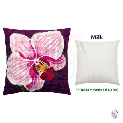 Cross Stitch Pillow Kit "Orchid"