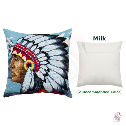 Needlepoint Pillow Kit "Native American"